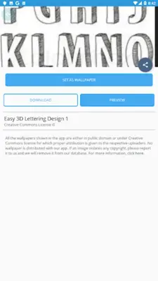 Easy 3D Lettering Design android App screenshot 1